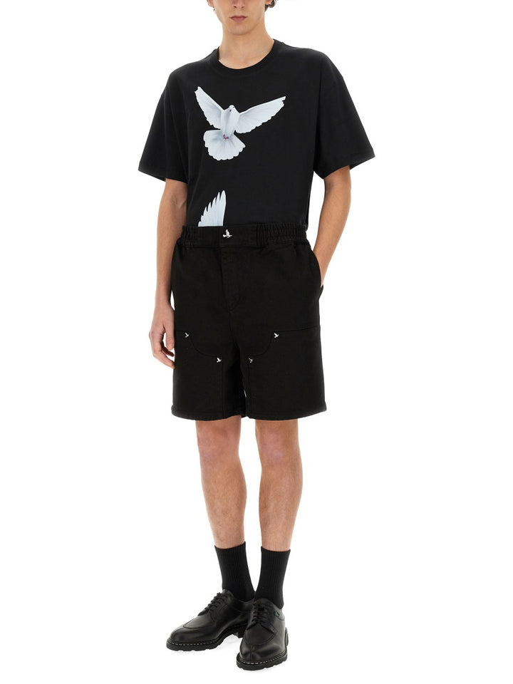 3.PARADIS Shorts - Black | Wanan Luxury