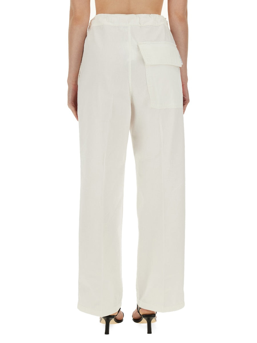 Victoria Beckham Pants - White | Wanan Luxury