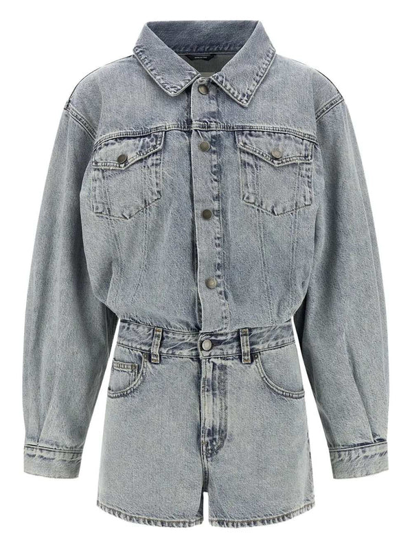 Long-Sleeved Playsuit