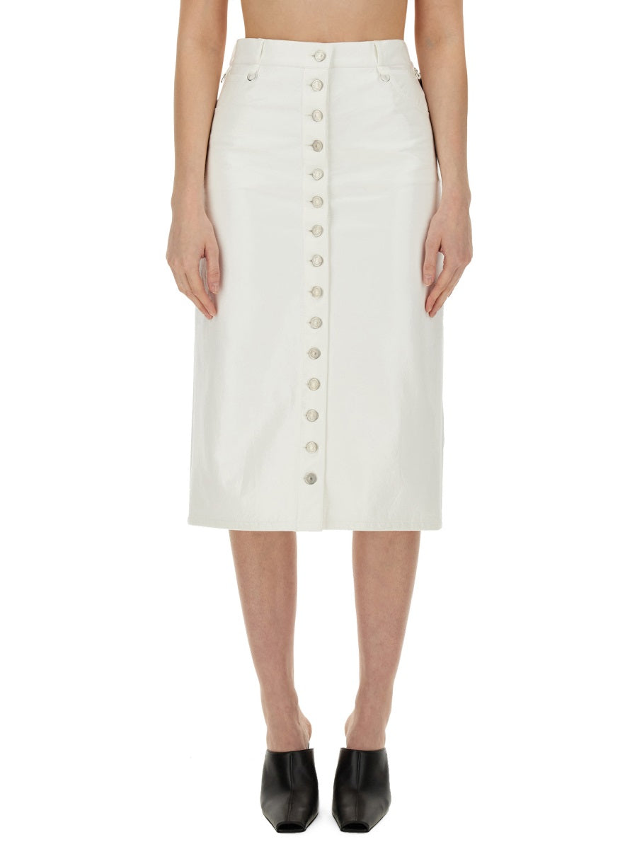 CourrèGes Skirts - White | f65ee49a215f8a2d8c7bcbb414ab2be7b89e1aef
