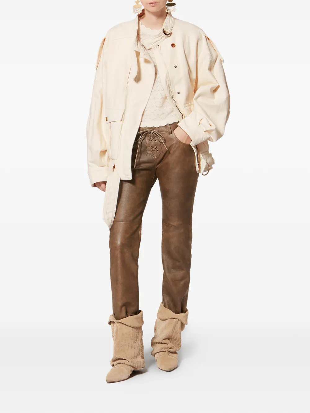 Marant JACKET - Nude & Neutrals | f902b11a4f0704f53fcab2e62613c62888643552