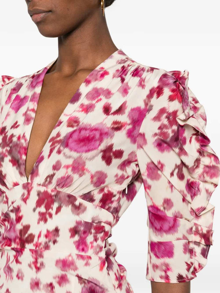 Marant DRESS - Pink & Purple | 67f928bcf5b7873399047c9d30e3d09b49b43d37