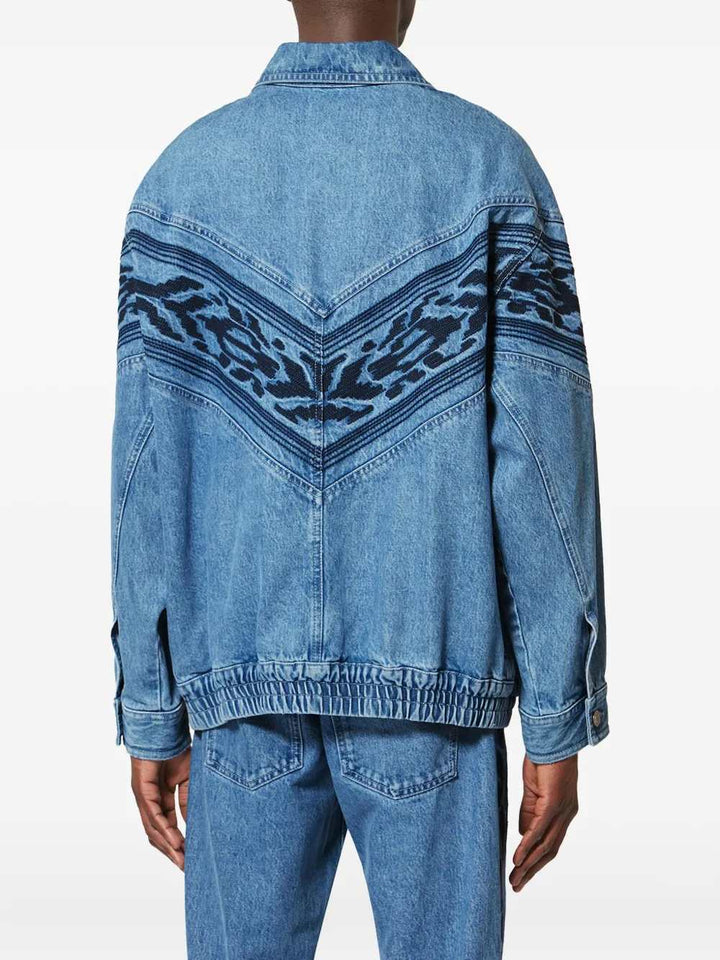 Marant JACKET - Blue | 09b5bdc87caa6ef6e08ce8707df693cc4ed825a0
