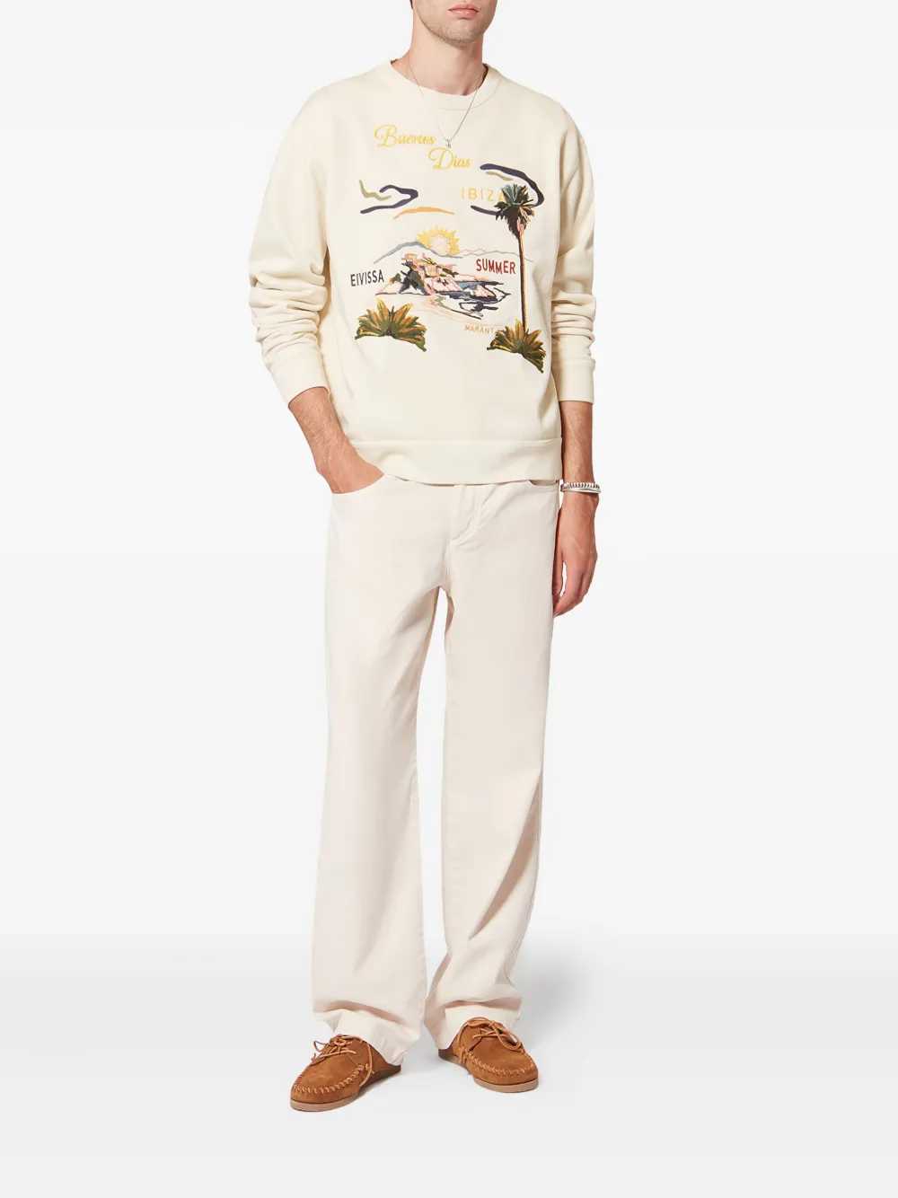 Marant SWEATSHIRT - Nude & Neutrals | 9a118100f5d189332c3e4f85192d16ed38bfab2a