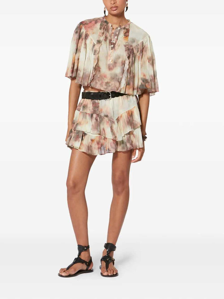 Marant ÉToile SKIRT - Nude & Neutrals | c6ab6d39a470a4157937dedf5a11d7028e51b8f0