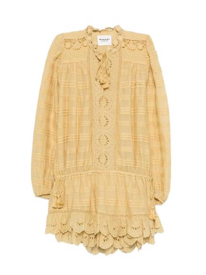 Marant ÉToile DRESS - Nude & Neutrals | 87ccd1e72f817a15b23f68c7461f0ef4baadde86