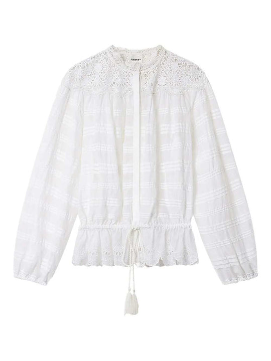 Polly Blouse With Embroidery