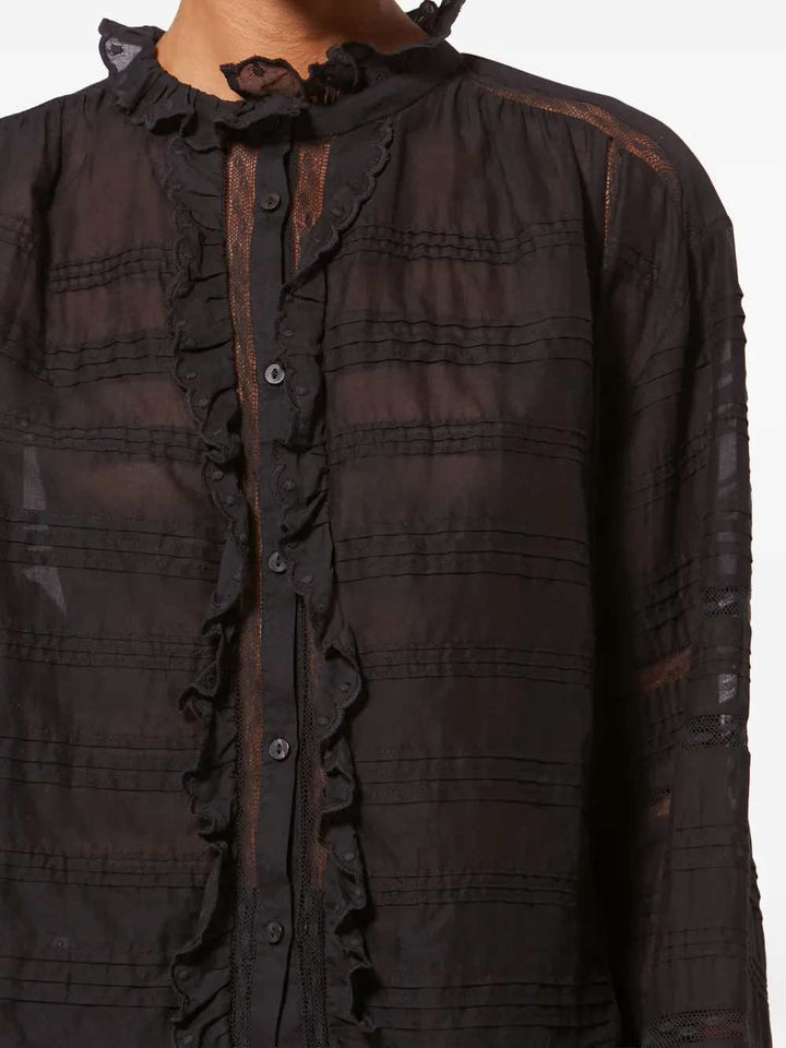 Marant ÉToile TOP - Black | 7cc55f70afbc8b41ed29b2e43df6f348d5bfdcd5