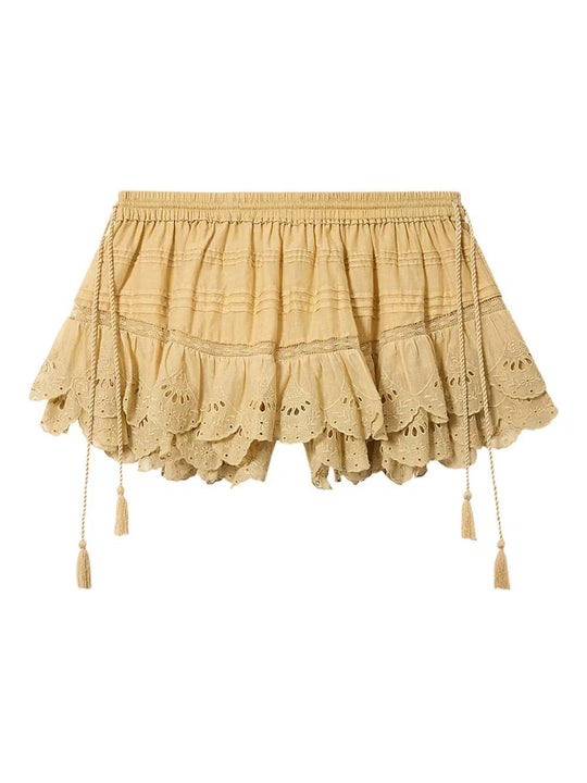 Puria Ruffled Shorts