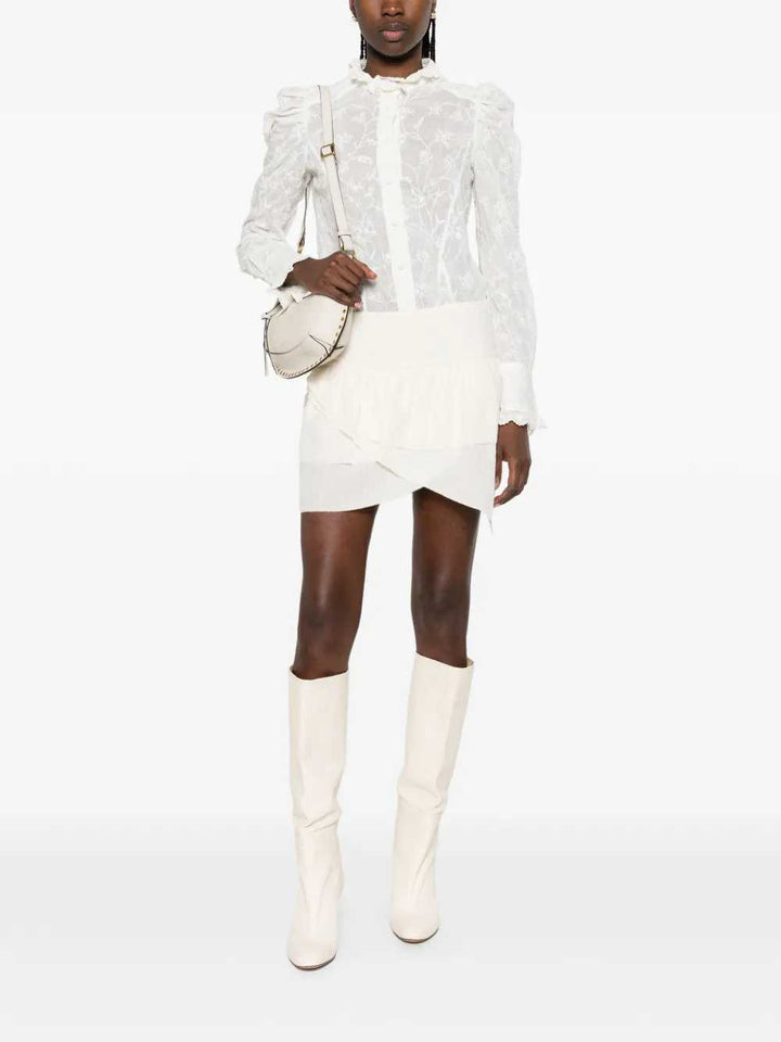 Marant ÉToile SKIRT - Nude & Neutrals | 88375d09e96ae5bed94f582106f7672a0cc8c9f6