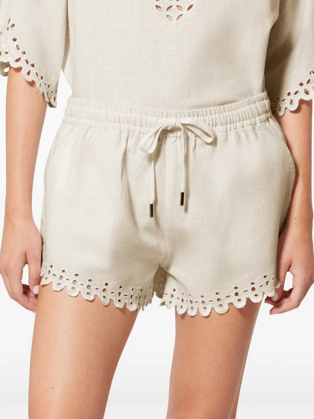 Marant ÉToile SHORTS - White | 4e4ef50a29f17693b1ab852ba2ac4d51356a2aa6