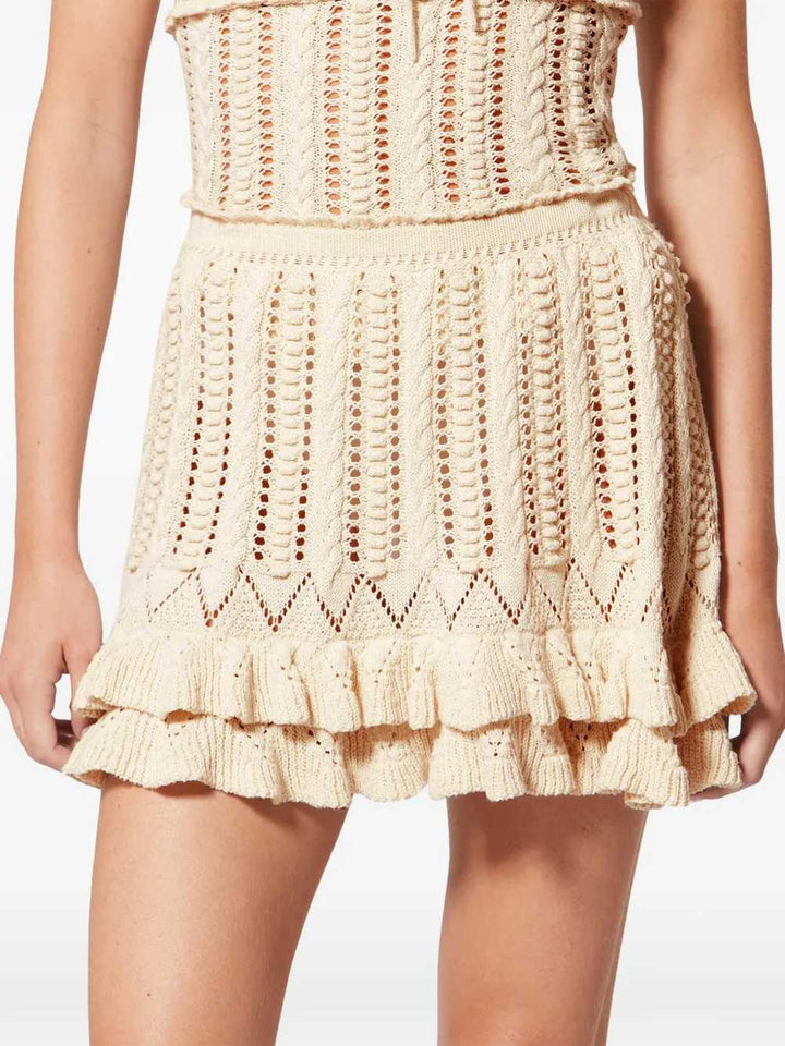 Marant ÉToile SKIRT - Nude & Neutrals | 1e4156d86900c7e07e0bfeb6e0f69d707b7582d8