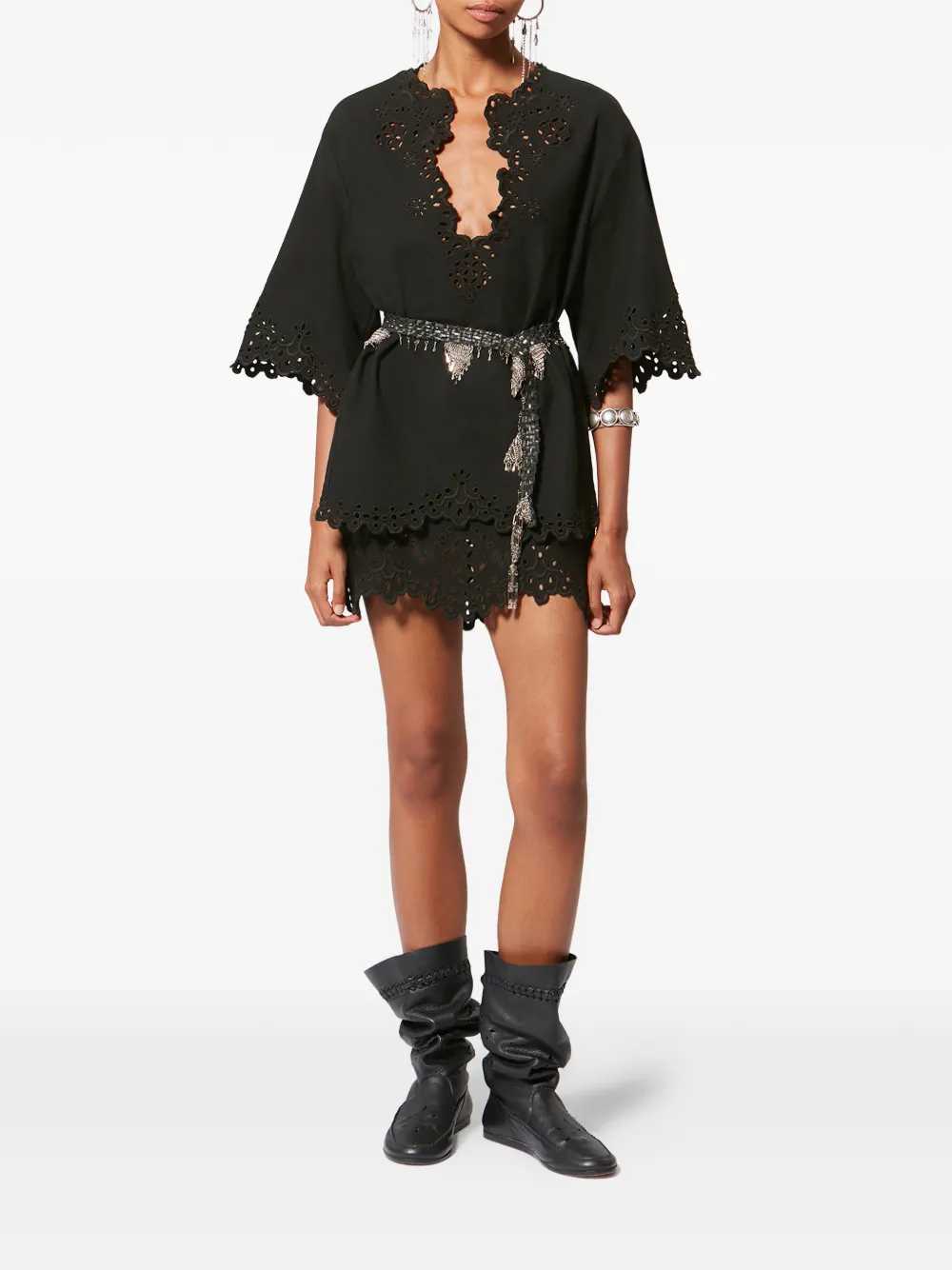 Marant ÉToile SKIRT - Black | 96cc92b133aca50b5b0788bb615cfb0706836de9