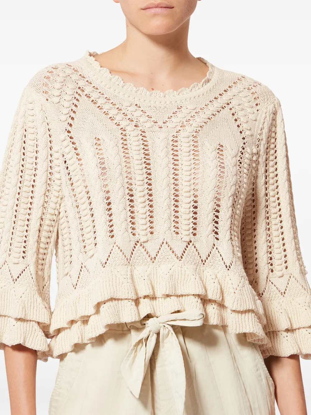 Marant ÉToile TOP - Nude & Neutrals | c48481d2622c7d1f0b9a35936141d6f88135a669