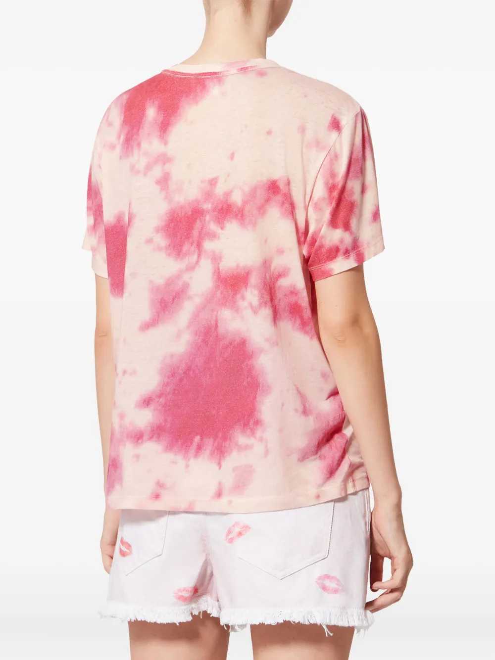 Marant ÉToile T-shirts - Pink & Purple | 8042b70bf4179719b48614cfbb392fe835a78966