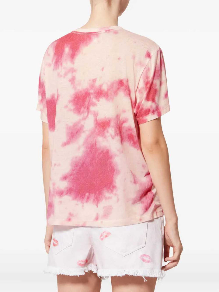 Marant ÉToile T-shirts - Pink & Purple | 8042b70bf4179719b48614cfbb392fe835a78966
