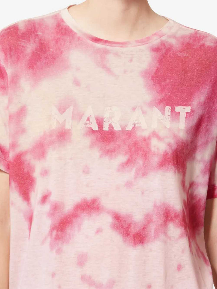 Marant ÉToile T-shirts - Pink & Purple | e13cef2a977293c1a23bd3cd1cc6d56ba2c87ce5