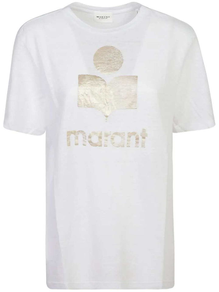 Marant ÉToile T-shirts - White | fdaf514ca8dd4b7850dcaea297ffe1d15cb65c20