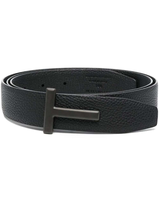Belt With Logo Buckle