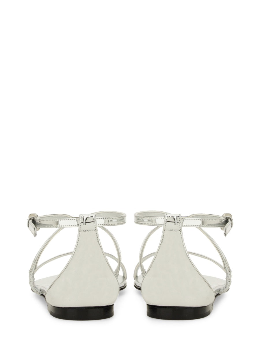 Alexander McQueen Sandals - Silver | Wanan Luxury