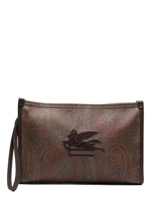 Pegasus Paisley Clutch
