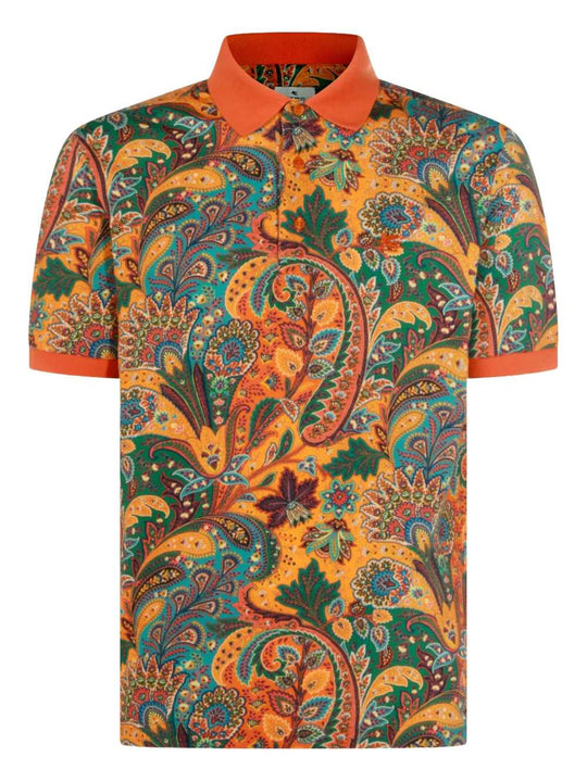 Paisley Print Polo