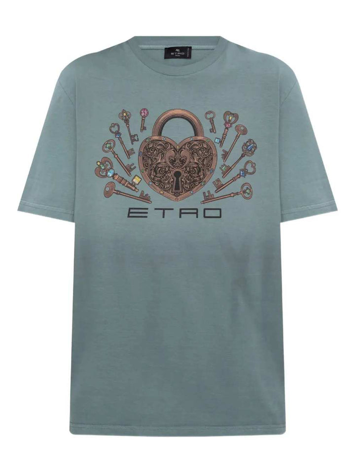 Etro TSHIRT - Blue | ed063485781d7e07cf7ff698b332501db29fa178