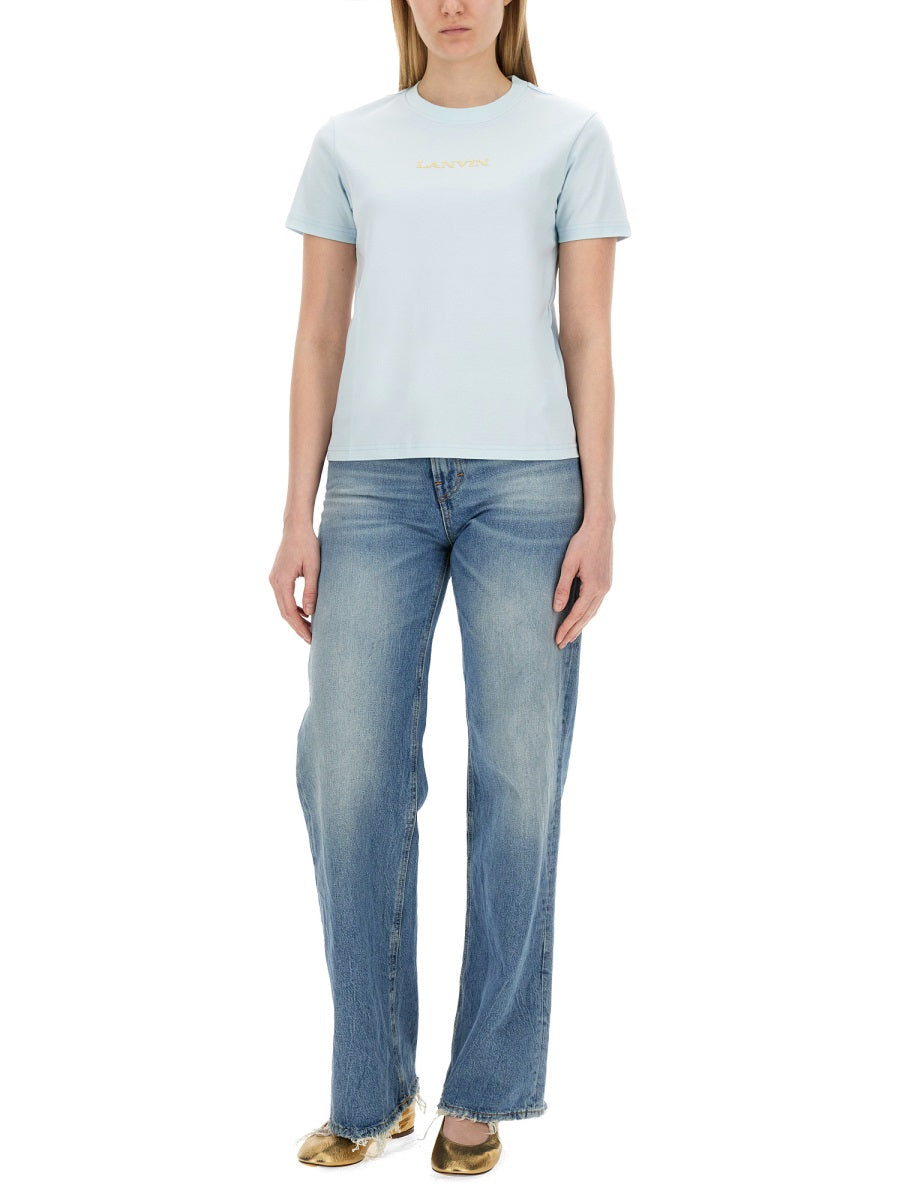 Lanvin T shirts - Light Blue | Wanan Luxury