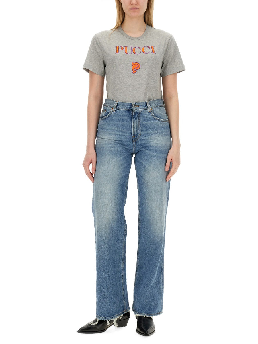 Emilio Pucci T shirts - Grey | Wanan Luxury