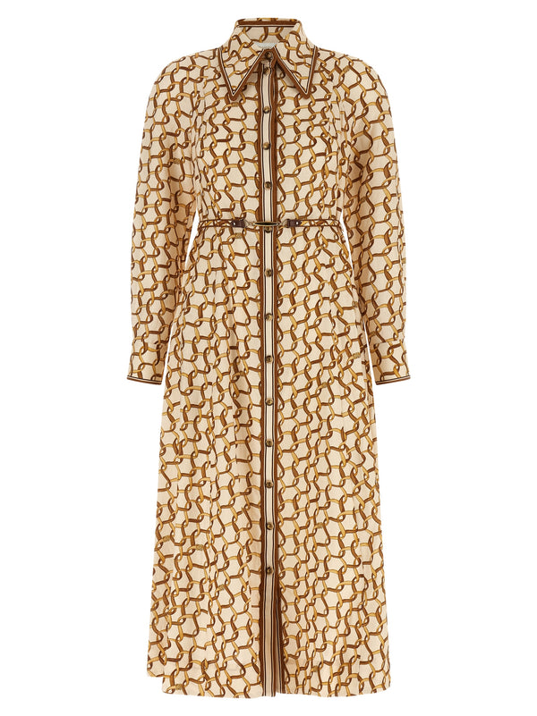 Chemisier Dress Beige
