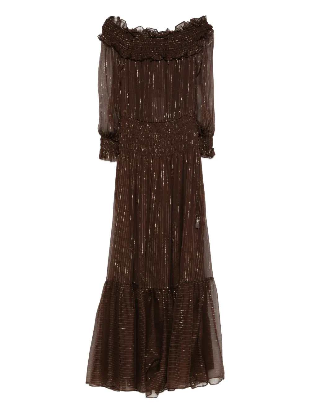 Self-Portrait DRESS - Brown | 68edd7147c85d1b6965484d32e2c30ea21f9c558