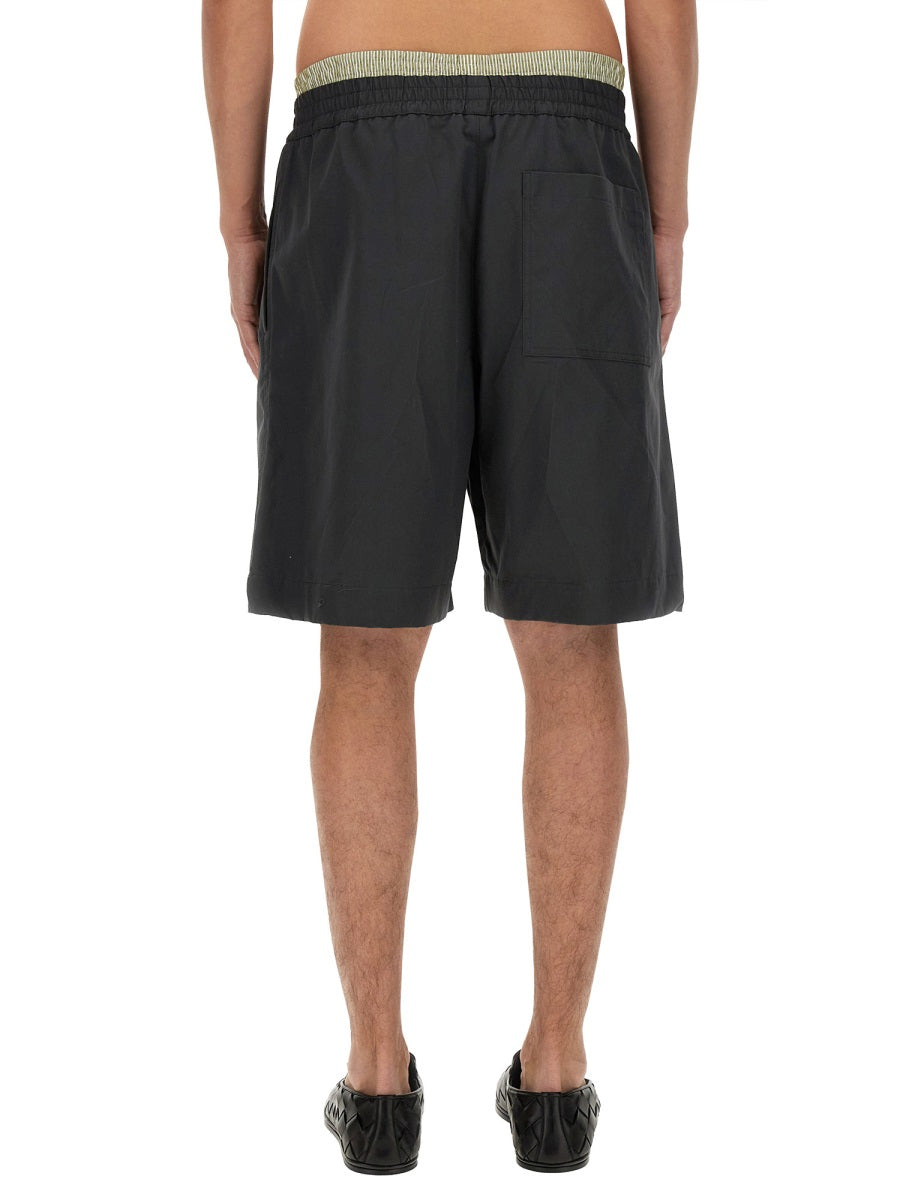 Bottega Veneta Shorts - Grey | a9251d899862e3fdc4a34dfc1ae5612568d0af23