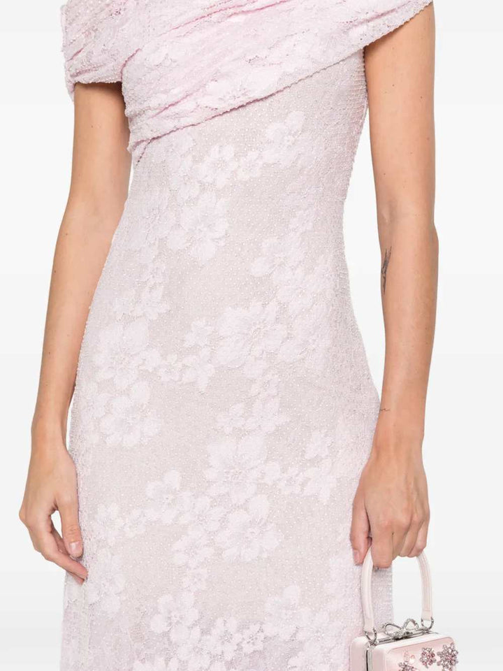 Self-Portrait DRESS - Pink & Purple | 87654cc486913d2226a935392c7bd1f148694531