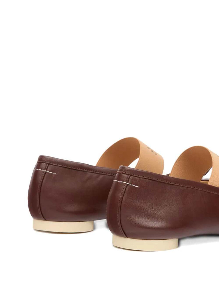 Mm6 Maison Margiela Ballerinas - Brown | 8e28196ef53e86090c7bcecc4c96827e115e28d9