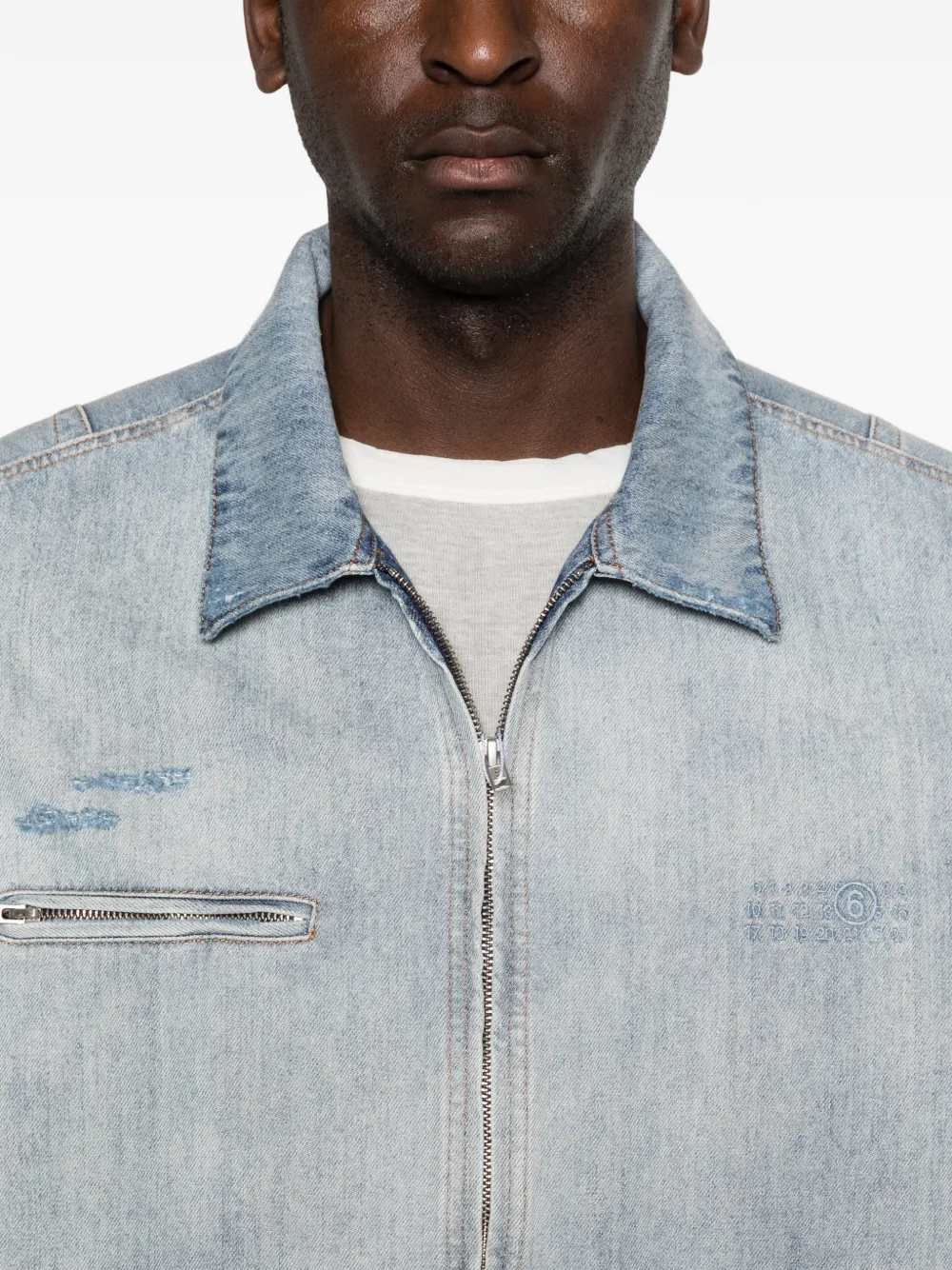 Mm6 Maison Margiela JACKET - Blue | f363b7d2b96965398e6f19e4c95c992722b28a6f