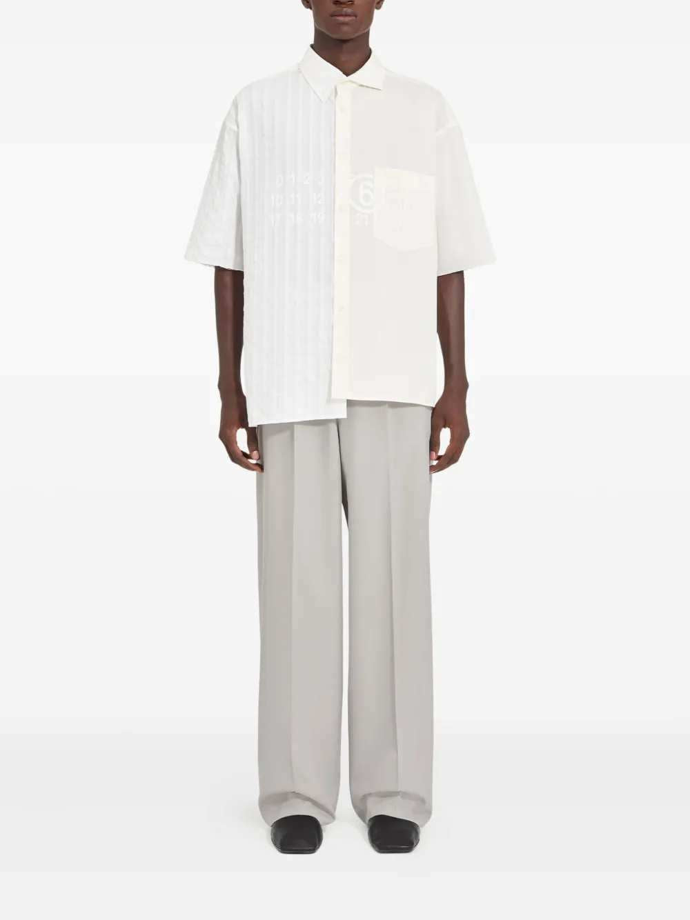 Mm6 Maison Margiela SHIRT - White | f93d68f5b184cf7309d89aa49d9626b68cb402ec