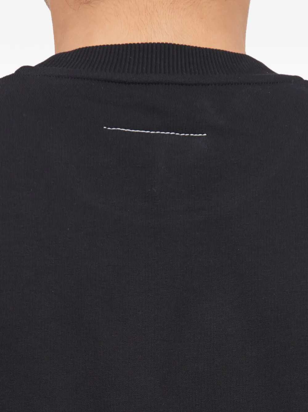 Mm6 Maison Margiela SWEATSHIRT - Black | 0a2630f20f8778f504f65e86458933b5533559aa