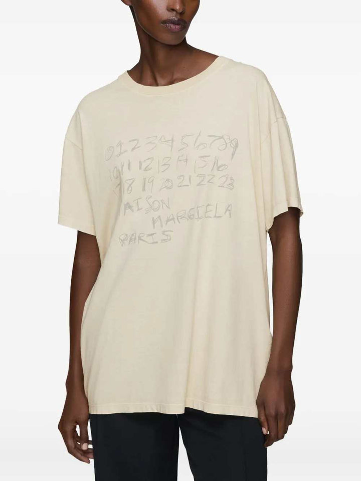Maison Margiela TSHIRT - Nude & Neutrals | 2294f9ad47a21a26de925cb177658f03925b61b4
