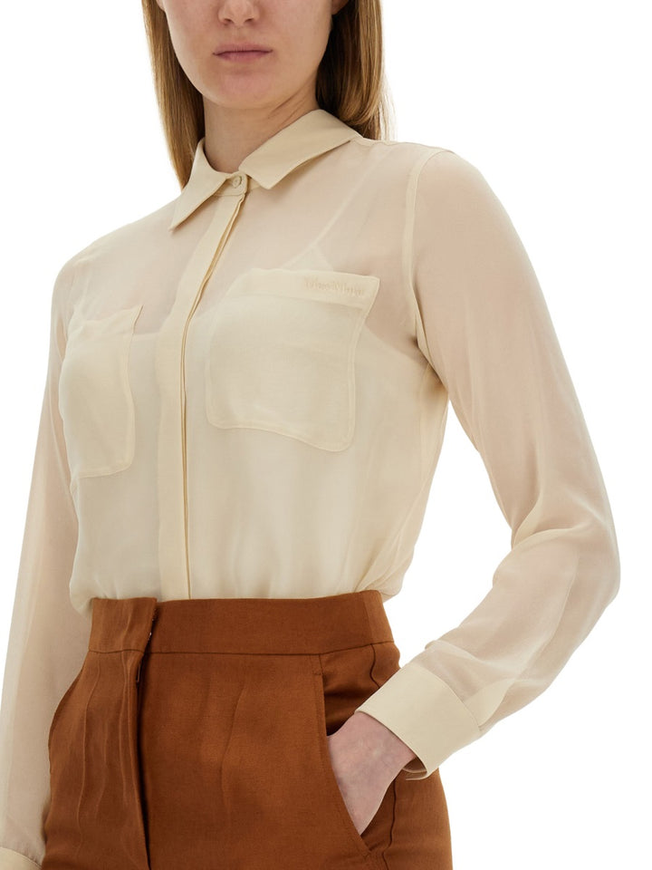 Max Mara Shirts - Ivory | e103a691663f8c5b11967feea3116ccd03e3927d