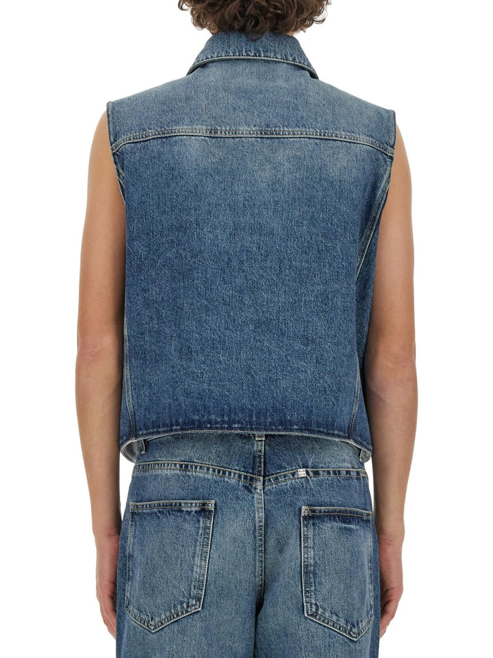 Givenchy Gilet - Blue | Wanan Luxury