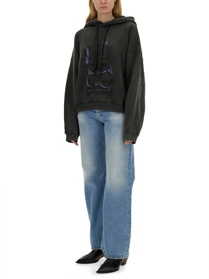 Acne Studios Sweatshirts - Black | 3953af8f8468cbc82a1d0cb2e75980df0f7c1456