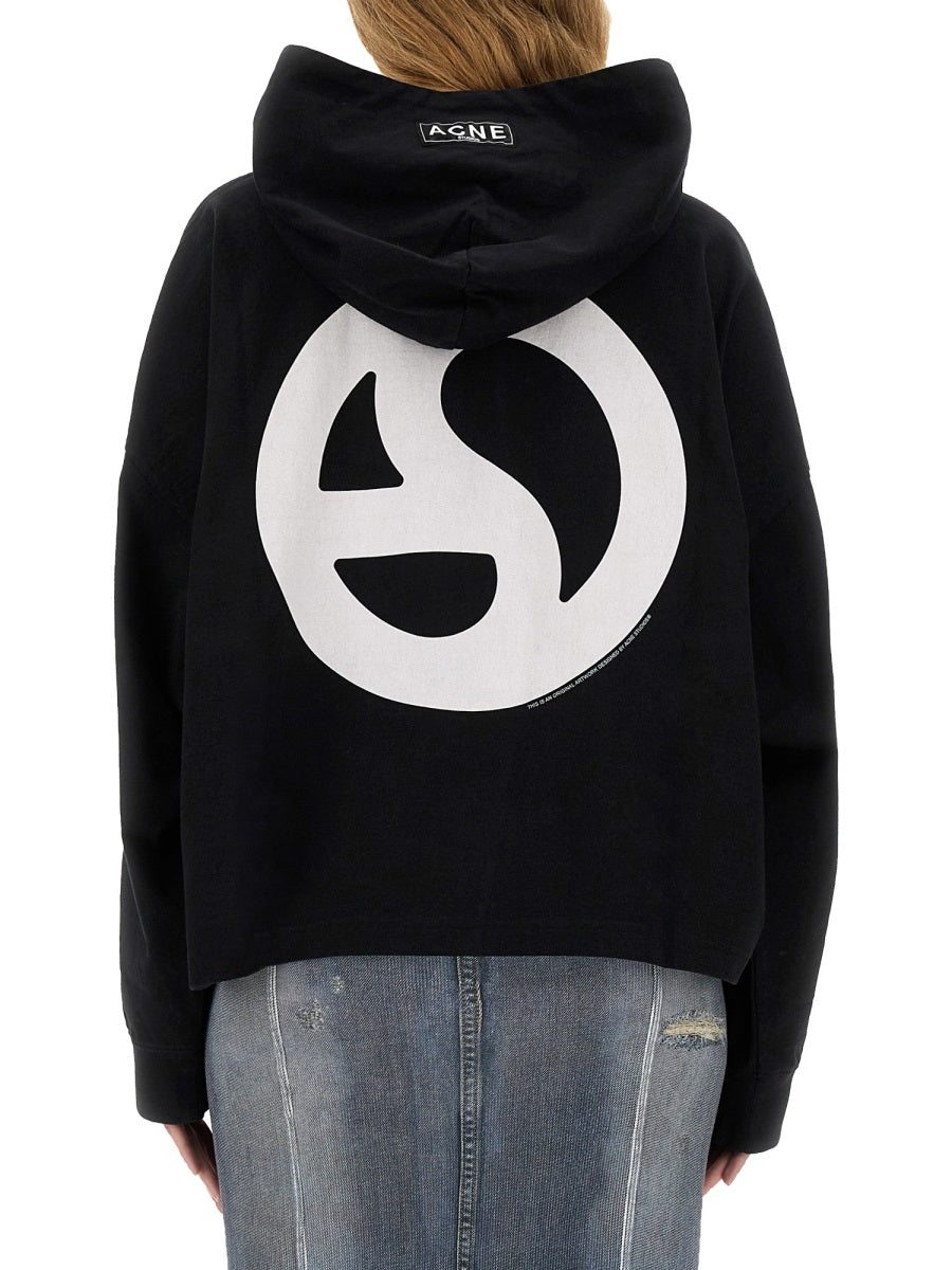 Acne Studios Sweatshirts - Black | 9b28d3ffd8b3a77b1493c99eb0b201fb7cbc8be2