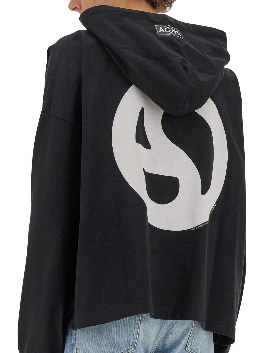 Acne Studios Sweatshirts - Black | 933c6de1b43308082e29ff3c208baa47e46eb853