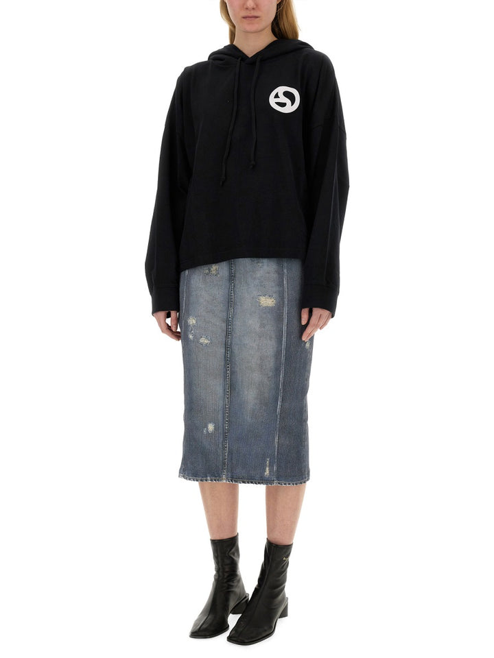 Acne Studios Sweatshirts - Black | 3c02670500b4f090b4897b0ce8441e9be6afe24b