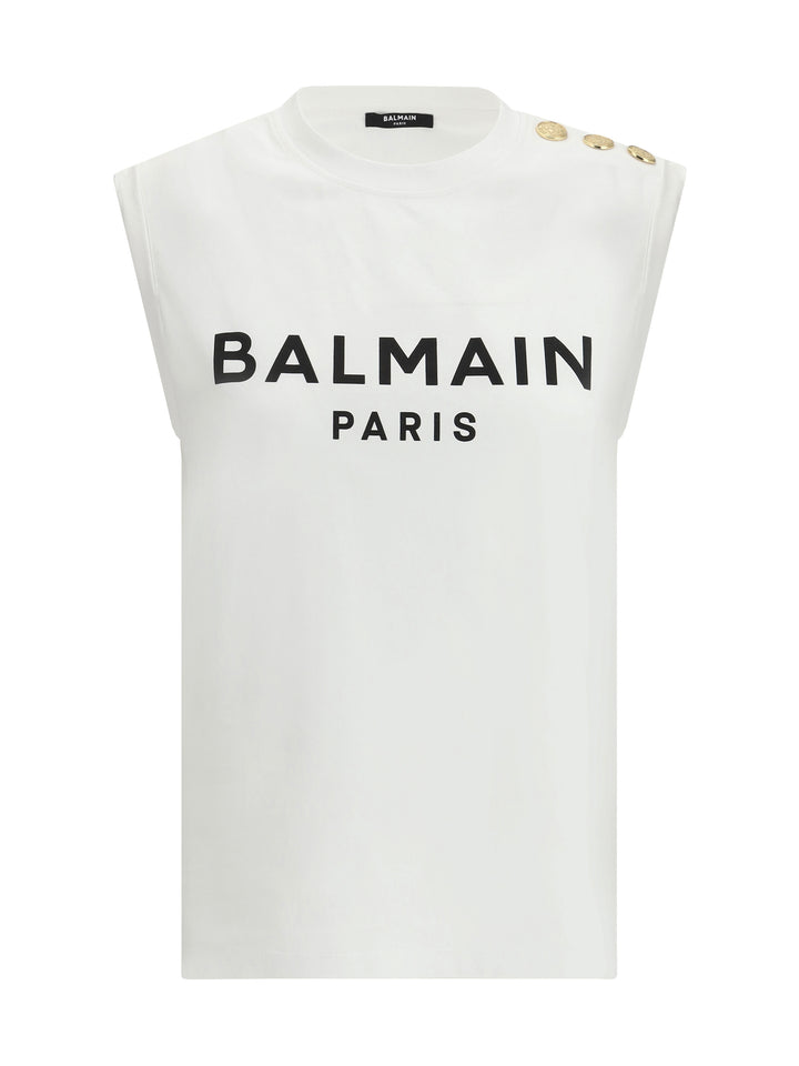 3 BTNS BALMAIN PRINTED TANK TOP