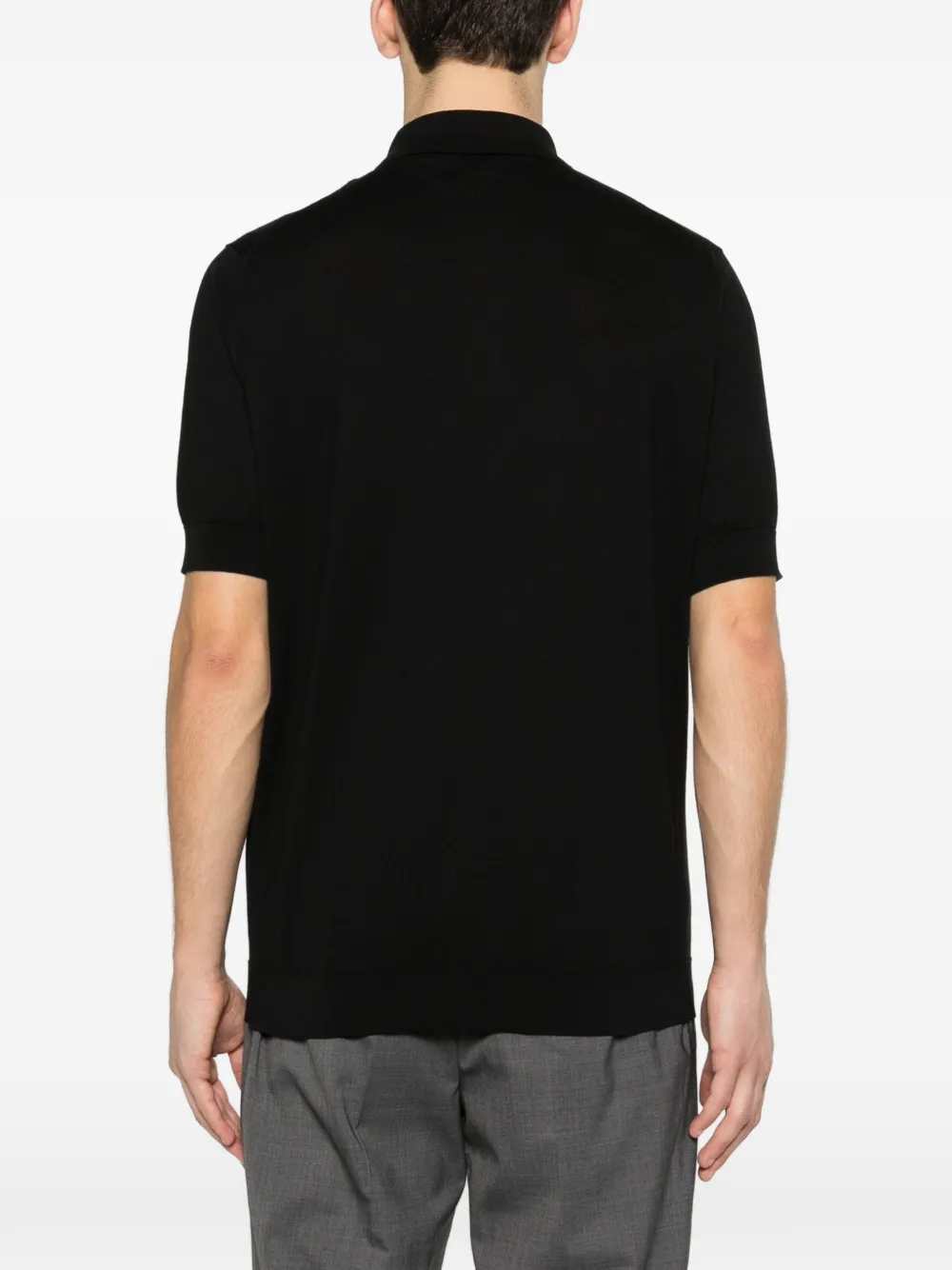 Lardini POLO - Black | 9fad36fb279b442128fe52d7f03ed656be6cf2ea