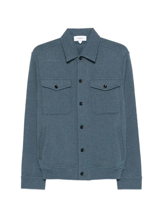 Cotton Jacket With Buttoned Pockets