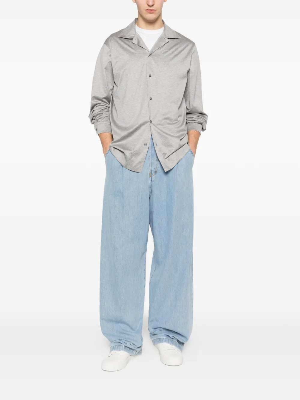 Lardini SHIRT - Grey | f8a03f91edd5fc5be4aca9fd8eb878fc0d1521fe