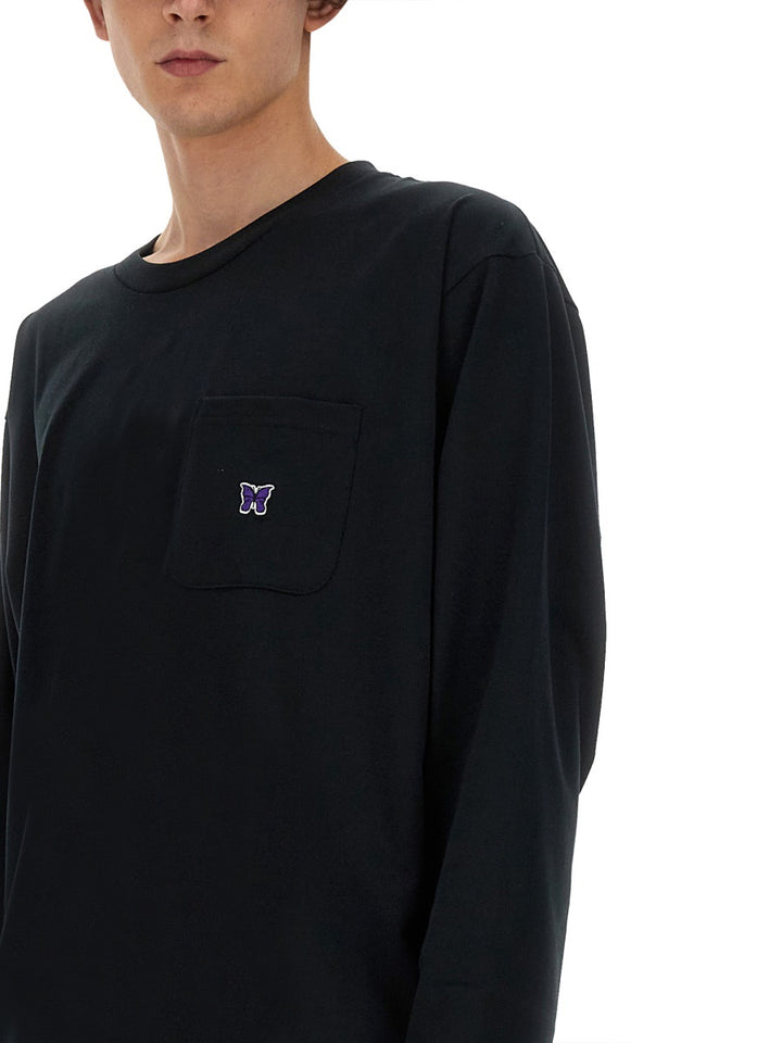 Needles T shirts - Black | Wanan Luxury