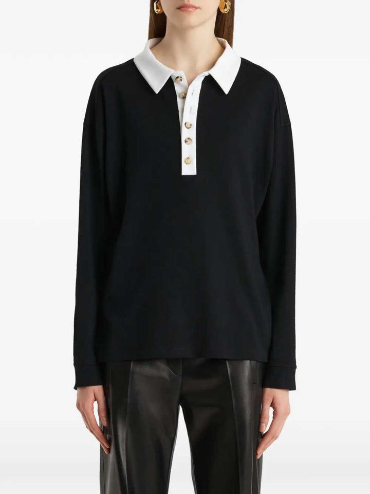 Khaite POLO - Black | f055729ae4c80739c02ddea27aab4c0264bb1e28